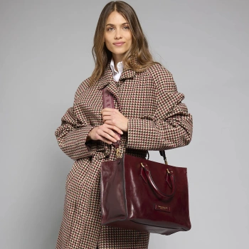 Сумка женская The Bridge Ida 04101501/YF бордовая натур.кожа