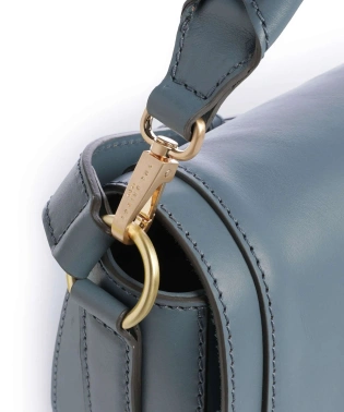 Сумка женская The Bridge Ilaria 04561501/KP голубая натур.кожа