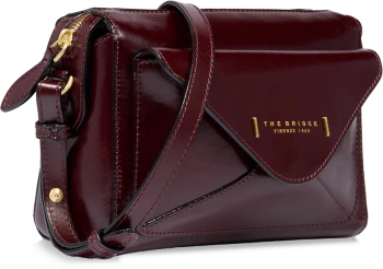 Сумка кросс-боди женская The Bridge Frida 04290401/YF бордовая натур.кожа