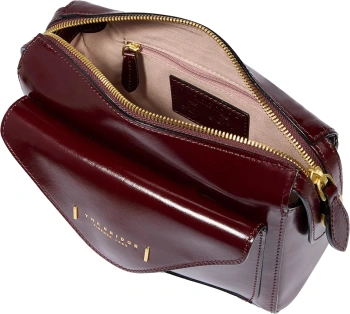 Сумка кросс-боди женская The Bridge Frida 04290401/YF бордовая натур.кожа