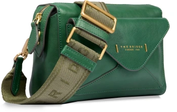 Сумка кросс-боди женская The Bridge Frida 04290401/YG зеленая натур.кожа