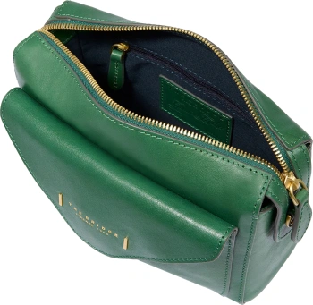 Сумка кросс-боди женская The Bridge Frida 04290401/YG зеленая натур.кожа