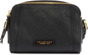Сумка кросс-боди женская The Bridge Ines 045505EN/30 черная натур.кожа