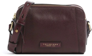Сумка кросс-боди женская The Bridge Ines 045505EN/YF бордовая натур.кожа