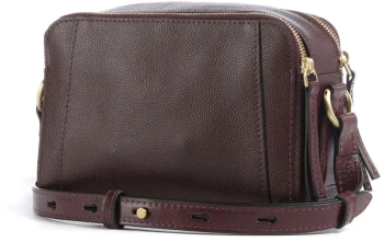 Сумка кросс-боди женская The Bridge Ines 045505EN/YF бордовая натур.кожа