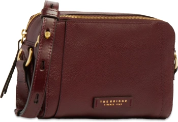 Сумка кросс-боди женская The Bridge Ines 045505EN/YF бордовая натур.кожа