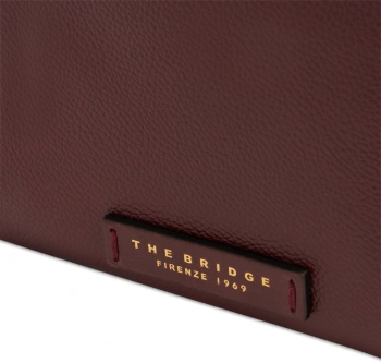 Сумка кросс-боди женская The Bridge Ines 045505EN/YF бордовая натур.кожа