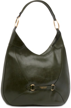Сумка хобо The Bridge Isabella 04502501/I2 темно-зеленая натур.кожа
