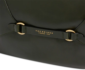 Сумка хобо The Bridge Isabella 04502501/I2 темно-зеленая натур.кожа