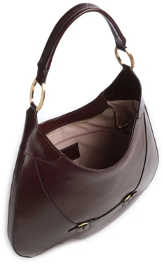 Сумка хобо The Bridge Isabella 04502501/YF бордовая натур.кожа