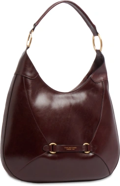 Сумка хобо The Bridge Isabella 04502501/YF бордовая натур.кожа