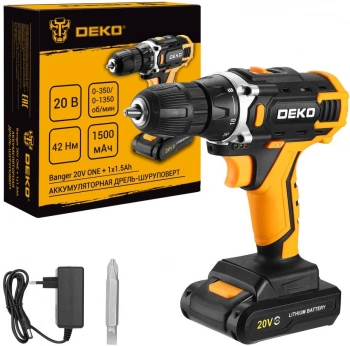 Дрель-шуруповерт Deko Banger 20V One+