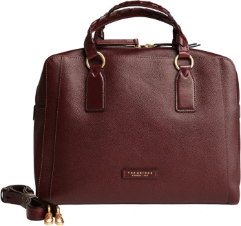 Деловая сумка женская The Bridge Ines 045525EN/YF бордовая натур.кожа