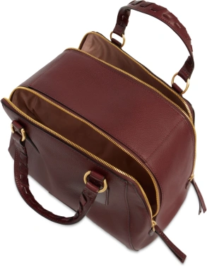 Сумка женская The Bridge Ines 045535EN/YF бордовая натур.кожа
