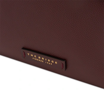 Сумка женская The Bridge Ines 045535EN/YF бордовая натур.кожа