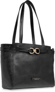 Сумка тоут женская The Bridge Isotta 04642501/30 черная натур.кожа