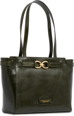 Сумка тоут женская The Bridge Isotta 04642501/I2 темно-зеленая натур.кожа