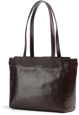 Сумка тоут женская The Bridge Isotta 04642501/YF бордовая натур.кожа