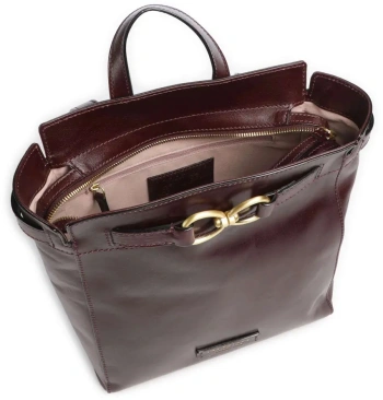 Рюкзак женский The Bridge Isotta 04644501/YF темно-коричневый кожа