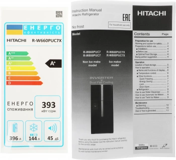 Холодильник Hitachi R-W660PUC7X GS