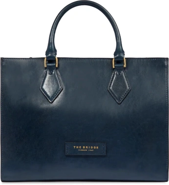 Сумка женская The Bridge Ida 04101501/YH темно-синяя натур.кожа