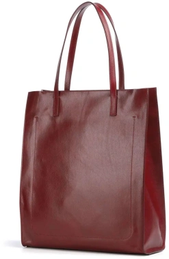 Сумка шоппер The Bridge Mirra 04130401/2E малиновая натур.кожа