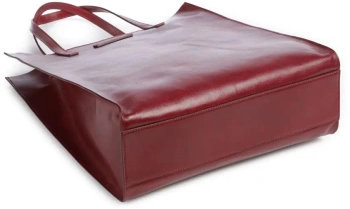 Сумка шоппер The Bridge Mirra 04130401/2E малиновая натур.кожа