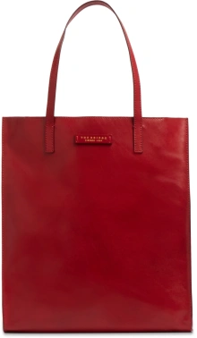 Сумка шоппер The Bridge Mirra 04130401/2E малиновая натур.кожа