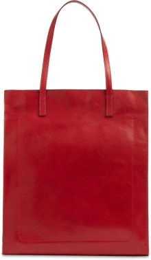 Сумка шоппер The Bridge Mirra 04130401/2E малиновая натур.кожа