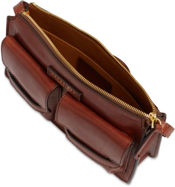 Сумка женская The Bridge Lucrezia 04150501/14 коричневая натур.кожа