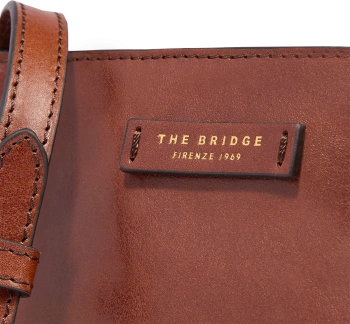 Сумка кросс-боди женская The Bridge Mirra 04160501/14 коричневая натур.кожа