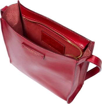 Сумка кросс-боди женская The Bridge Mirra 04160501/2E красная натур.кожа