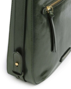 Сумка The Bridge Ingrid 04572501/I2 темно-зеленая натур.кожа