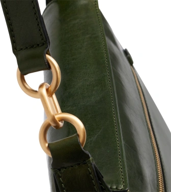 Сумка The Bridge Ingrid 04572501/I2 темно-зеленая натур.кожа