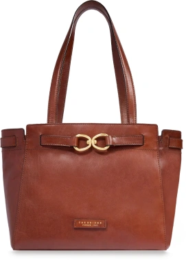 Сумка тоут женская The Bridge Isotta 04642501/14 коричневая натур.кожа