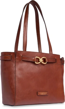 Сумка тоут женская The Bridge Isotta 04642501/14 коричневая натур.кожа