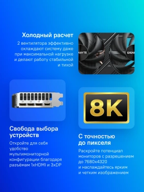 Видеокарта Gigabyte PCI-E 5.0  GV-N506TWF2OC-16GD 1.0