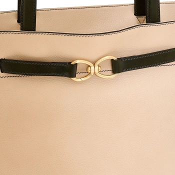 Сумка тоут женская The Bridge Isotta Wow 0464350P/YV бежевая натур.кожа/замша