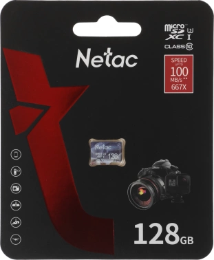 Флеш карта microSDXC 128GB Netac  P500 Ultra