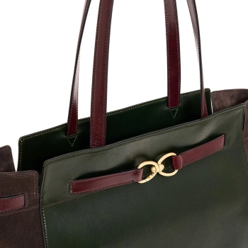 Сумка женская The Bridge Isotta Wow 0464350P/YW сливовая натур.кожа