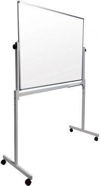 Доска магнитно-маркерная Silwerhof Daily белый 100x120см алюминиевая рама на роликах вращающаяся