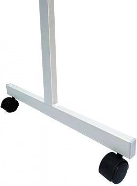 Доска магнитно-маркерная Silwerhof Daily белый 100x120см алюминиевая рама на роликах вращающаяся