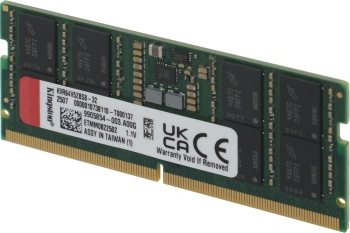 Память DDR5 32GB 6400MHz Kingston  KVR64V52BS8-32