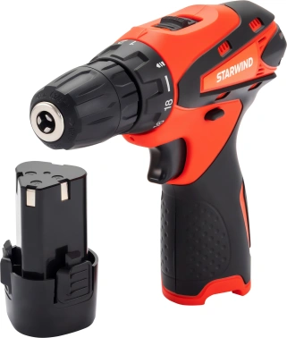 Дрель-шуруповерт Starwind CDT12-2.0/2S1