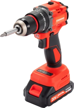 Дрель-шуруповерт Starwind CDB20-2.0/2hs1
