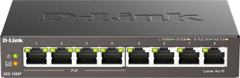 Коммутатор D-Link  DGS-1008P