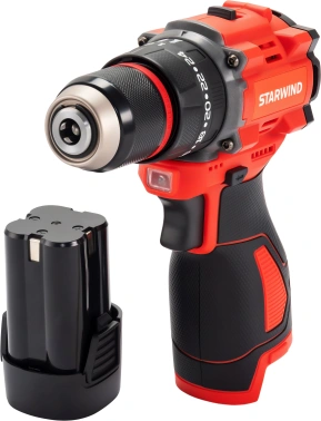 Дрель-шуруповерт Starwind CDBT16-2.0/2hs1