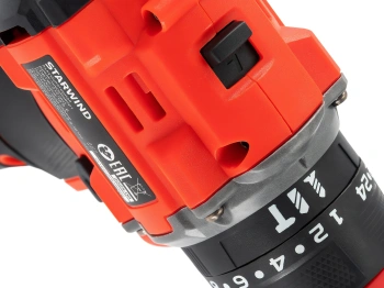 Дрель-шуруповерт Starwind CDBT16-2.0/2hs1