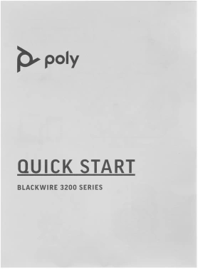 Наушники с микрофоном Poly Blackwire 3220