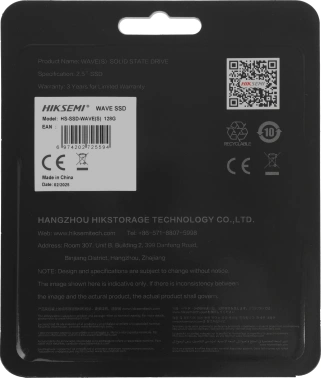 Накопитель SSD Hikvision SATA-III 128GB HS-SSD-WAVE(S) 128G